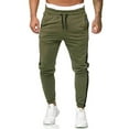 thumbnail image 1 of FASHIONWT Men Ankle-length Elastic Waist Sweatpants Casual Athletic Pantaloons Trousers, 1 of 4