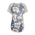 thumbnail image 1 of FASHIONWT Short Sleeve Floral T-Shirts For Women Maternity Tunic Pregnancy Tops, 1 of 6