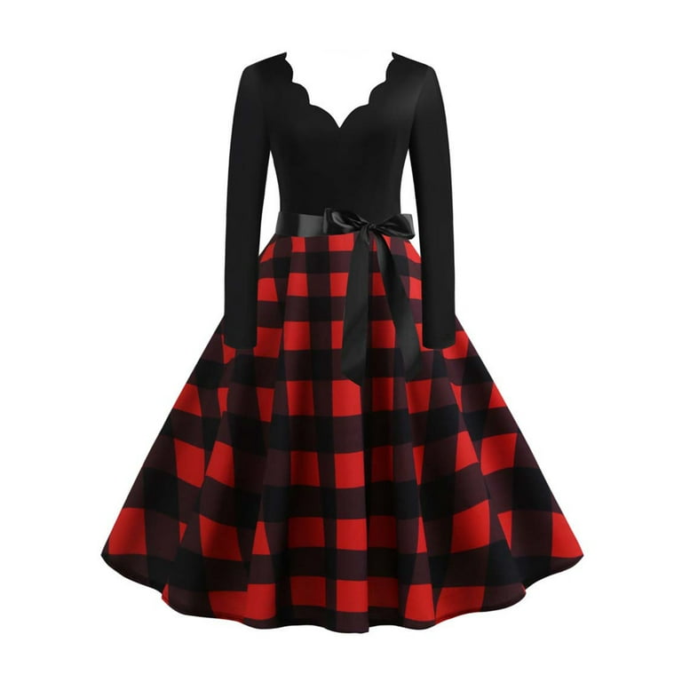 Womens christmas hot sale skater dress