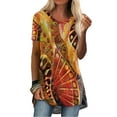 thumbnail image 1 of FASHIONWT Women Cotton Summer Round Neck Graphic Short Sleeve Casual T-shirt, 1 of 4