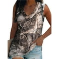 thumbnail image 1 of FASHIONWT Women Gradient V Neck Tank Top Tie-dye Sleeveless Casual Shirt, 1 of 3