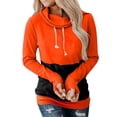 thumbnail image 1 of FASHIONWT Women Halloween Long Sleeve Pile Collar Drawstring Printed Hoody, 1 of 4