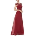 thumbnail image 1 of FASHIONWT Women Sexy Spliced Solid Elegant Long Dress, 1 of 4