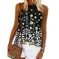 thumbnail image 1 of FASHIONWT Women Sleeveless Summer Pullover Vest Bohemian Print Halter Tank Tops, 1 of 4