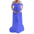 thumbnail image 1 of FASHIONWT Women Summer Sexy Elasticised Waist Open Shoulder Party Floor-Length Dress, 1 of 3