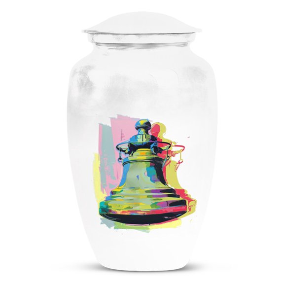 FASHIONZAADI Bell Urn For Ashes Adult Male, Cremation Urn, Unique Gifts For Women, Large Urns For Human Ashes Adult Female Mom, Funeral Urns For Ashes, Urns, Memorial Urn, Ashes Holder 10 Inch