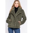 thumbnail image 1 of FASHNZFAB Faux Fur Sherpa Jacket, 1 of 4