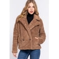 thumbnail image 1 of FASHNZFAB Faux Fur Sherpa Jacket, 1 of 5