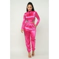 thumbnail image 1 of FASHNZFAB Front Zip Up Stripes Detail Jacket And Pants Set, 1 of 5