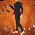 thumbnail image 1 of FASHOFT Adult Invisible Man Halloween Costumes Full Body Jumpsuit Stealth Cosplay Outfit Stage Performance Party Fancy Dress Up Halloween Costume L, 1 of 3