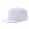 thumbnail image 1 of FASHOFT Baseball Caps For Men Women Solid Cotton Flat Brim Cap Hip Hop Style Hat Light Soft For Summer Travel Outdoor Tourism And Daily Wear Headwear White, 1 of 2