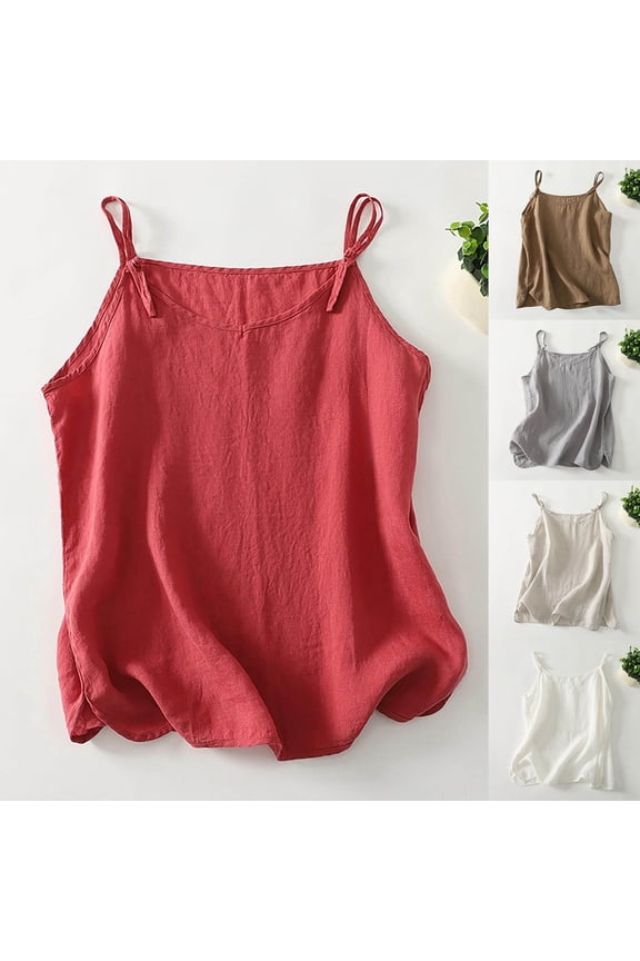 Basic Tank Tops For Women Trendy Reversible Camisole Adjustable Button Strap Sleeveless Top Inner Outer Daily Wear Womens Sleeveless Shirts White XXL