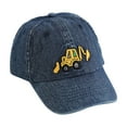thumbnail image 1 of FASHOFT Boys And Girls Kids Denim Baseball Caps Cartoon Excavator Print Spring Fall Sun Protection For Toddler Outdoor Wear Kids Headwear BU1 One Size, 1 of 4