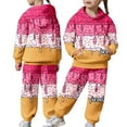 thumbnail image 1 of FASHOFT Boys Sweatsuit Ice Cream Drip Graphic Hoodie And Sweatpants 2 Piece Outfits Set Ice Cream Tracksuit Y2K Cute Preppy Jogger Sets Hot Pink, 1 of 8
