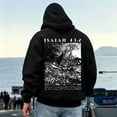 thumbnail image 1 of FASHOFT Christian Jesus Hoodie For Men Graphic Isaiah Hoodies Bible Verse God Sweatshirt Religious Faith Pullover Tops Black M, 1 of 6