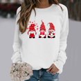 thumbnail image 1 of FASHOFT Cute Valentines Sweatshirt for Women Love Heart Graphic Shirts Casual Lightweight Valentines Day Long Sleeve Tops White XXL, 1 of 4