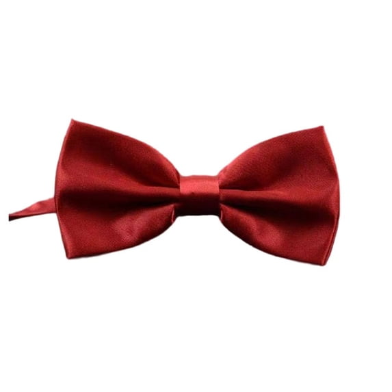 FASHOFT Formal Bow Tie For Men Solid Color Neck Accessory Elegant Classic Tie For Wedding Party Business Neckties RD4