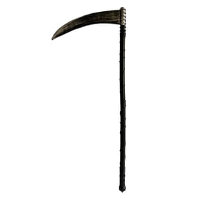 FASHOFT Grim Reaper Scythe Halloween Accessory Cosplay Prop Masquerade Party Stage Performance Dress Up Death Role Play Halloween One Size