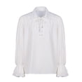 thumbnail image 1 of FASHOFT Men's Vampire Halloween Long Sleeve Shirt Gothic Ruffle Collar Oktoberfest Cosplay Outfit Party Stage Performance Dress Up Halloween XL, 1 of 5