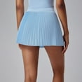 thumbnail image 1 of FASHOFT Tennis Skirts For Women Ruched Sports Skort With Pockets And Shorts High Waist Lightweight For Golf Training And Daily Wear Womens Athletic Skirt Blue, 1 of 5