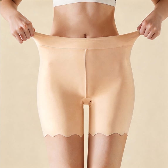 FASHOFT Tummy Control Shapewear for Women Seamless Breathable Shapewear Tummy Control Panty Body Shaper Underwear Beige L