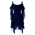 thumbnail image 1 of FASHOFT Women Dress Halloween 2026 Renaissance Vampire Butterfly Sleeve Mesh Gothic Outfit XXXXXL, 1 of 3