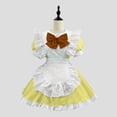 thumbnail image 1 of FASHOFT Women's Cute Maid Halloween Costumes Cosplay Outfit Japanese Anime Theme Party Stage Performance Fancy Dress Up Halloween Costume XXL, 1 of 5