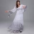 thumbnail image 1 of FASHOFT Women's Ghost Zombie Bride Halloween Funny Vampire Undead Role Play Cosplay Outfit Scary Party Stage Performance Fancy Dress Up Halloween L, 1 of 9