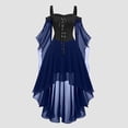 thumbnail image 1 of FASHOFT Women's Medieval Renaissance Faire Halloween Costume Off Shoulder Lace Dress Cosplay Costumes Plus Size Gothic Clothes S, 1 of 5