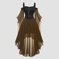 thumbnail image 1 of FASHOFT Women's Medieval Renaissance Faire Halloween Costume Off Shoulder Lace Dress Cosplay Costumes Plus Size Gothic Clothes XXXL, 1 of 5