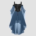 thumbnail image 1 of FASHOFT Women's Medieval Renaissance Faire Halloween Costume Off Shoulder Lace Dress Cosplay Costumes Plus Size Gothic Clothes XXXL, 1 of 5