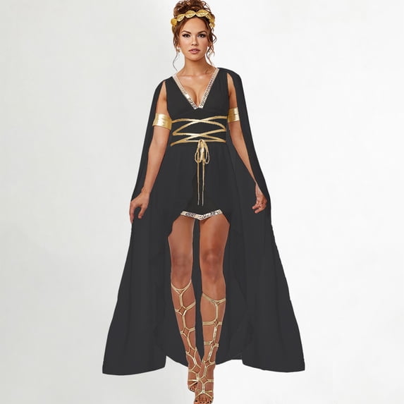 FASHOFT Women's Theatrical Stage Halloween Costumes Cosplay Outfit Drama Performance Masquerade Party Fancy Dress Up Halloween Costume S