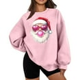 thumbnail image 1 of FASHOFT Womens Valentines Day Sweatshirt Oversized Cute Crewneck Shirts Valentines Pullover Long Sleeve Tops Pink XXL, 1 of 5