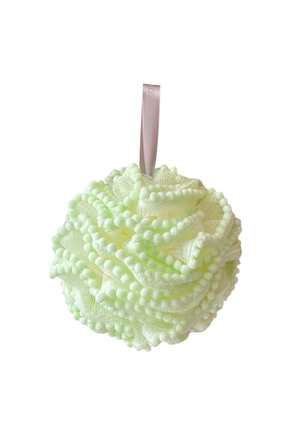 Bath Shower Loofah-Bath Ball-Sponge-Color-Set XL-80g 14cm Extra Large , Soft Mesh Loufa Puff - Exfoliating Body Scrubber for Women and Men.Soothing Face & Body Exfoliator