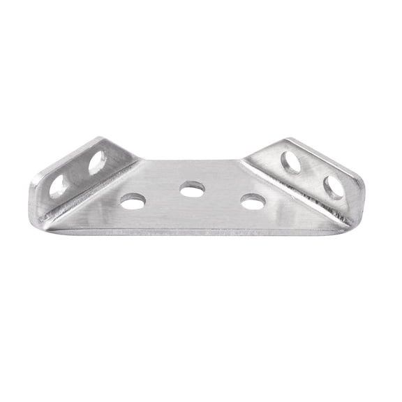 FASIAOU Stainless Steel Multifunctional Corner Three Sided Fixed Corner Brace Cabinet Trapezoidal Hanging Angle Hanging Layer Board Support Furniture Connecto
