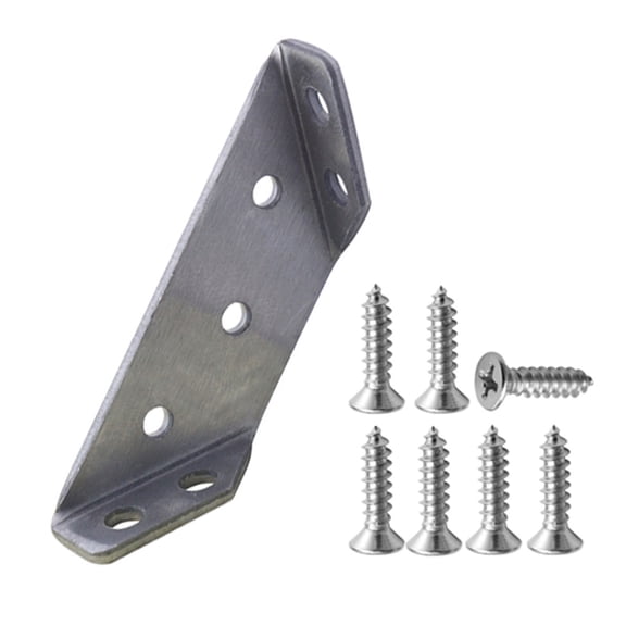 FASIAOU Stainless Steel Multifunctional Corner Three Sided Fixed Corner Brace Cabinet Trapezoidal Hanging Angle Hanging Layer Board Support Furniture Connecto