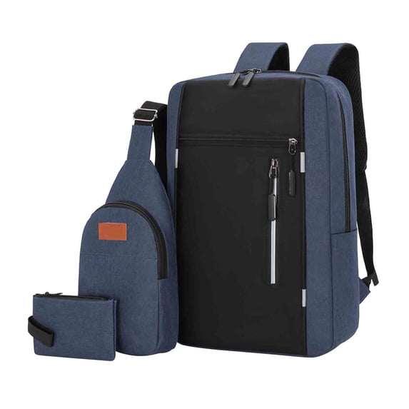 FASIAOU Travel Laptop Backpack 3 Piece Set,17.3 Inch Extra Large Capacity College bags with USB Charging Port,Suitable For School And Outdoor Travel./Back to School