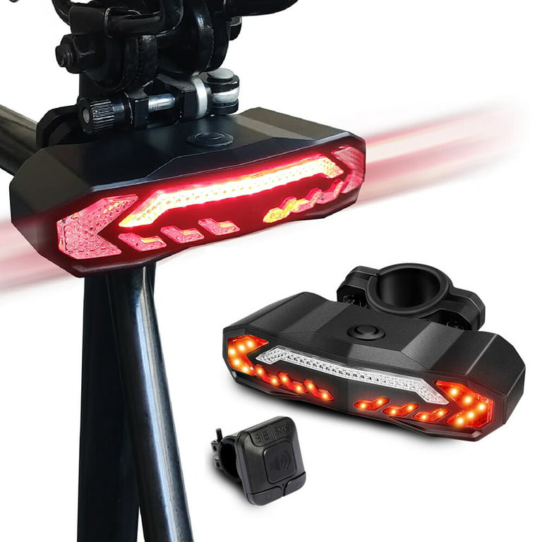 Bike Turn Signal Rear Light Bicycle Lamp Led Rechargeable Usb Bike Wireless  Lights