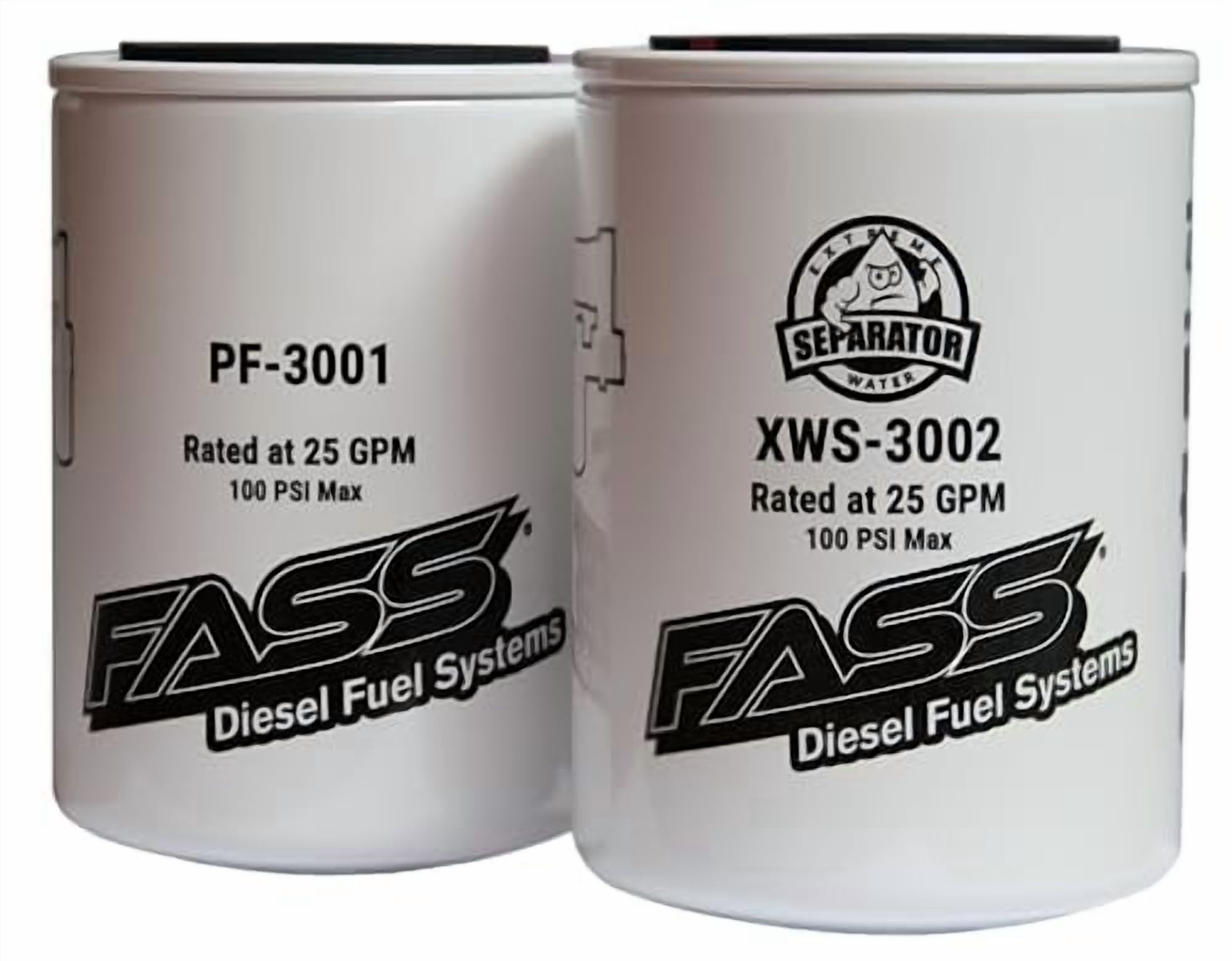 FASS FUEL SYSTEMS TITANIUM SERIES FUEL FILTER SYSTEM BUNDLE | XWS-3002/PF-3001