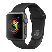 Restored Apple Watch Series 1 (GPS, 38mm) - Space Gray Aluminum Case - Black Sport Band (Refurbished)