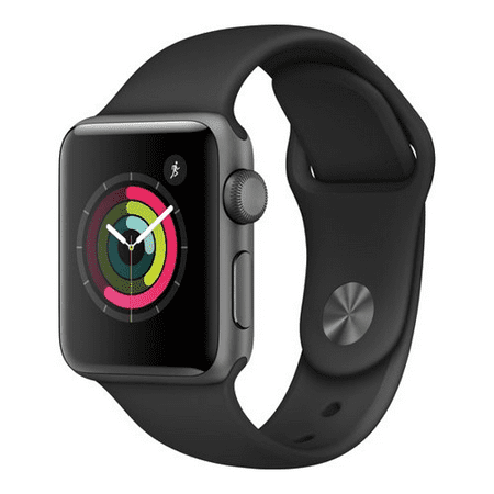 Restored Apple Watch Series 1 (GPS, 38mm) - Space Gray Aluminum Case - Black Sport Band (Refurbished)