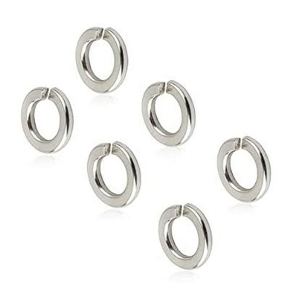 FASTENER TREE 1/8 Split Lock Washers, Stainless Steel Spring Lock Washer for Bolts 100PCS