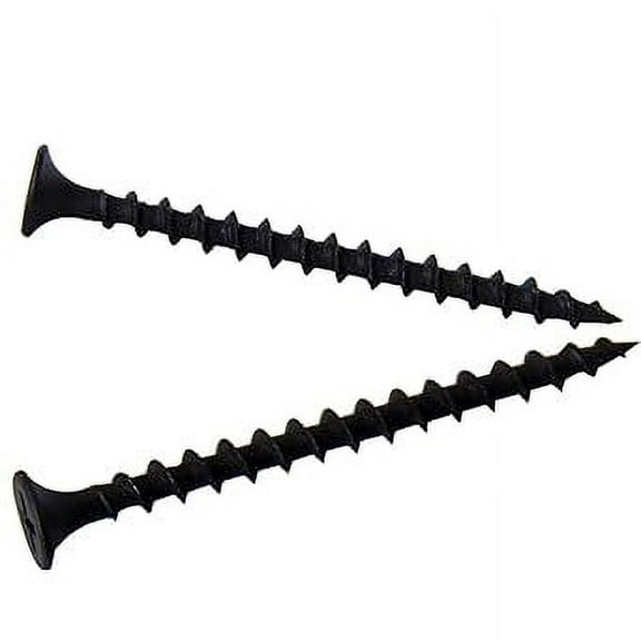 FASTENER TREE #7x2" Drywall Screws, Coarse Thread, Bugle Head, Black Phosphate, 100PCS