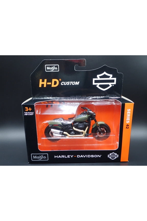 FAT BOB 114 HARLEY DAVIDSON MOTORCYCLE MAISTO SERIES 42 1/18 DIECAST MODEL BIKE