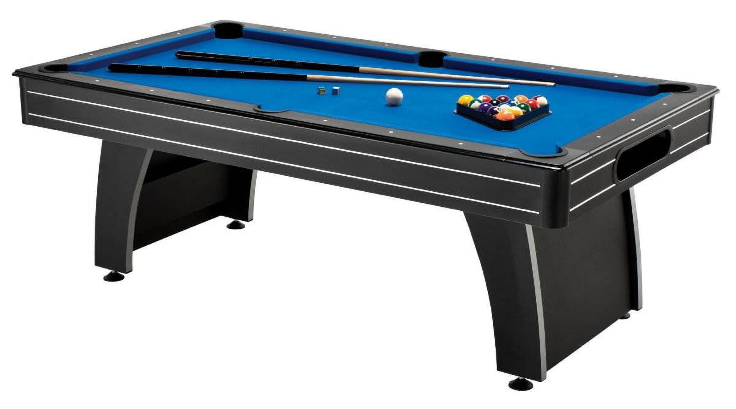 Tucson 7' Blue MDF Pool Table with Accessories