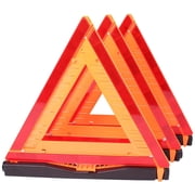 FATFOX 3 Pack Warning Triangle DOT Approved Identical to United States FMVSS 571 125 Reflective Warning Road Safety Triangle Kit