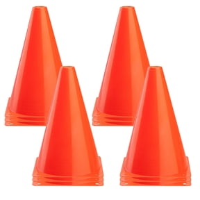 FATFOX Agility Training Cones 9 Inch 12 Pack Sports Markers for Outdoor Drills, Games & Special Events
