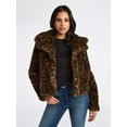 thumbnail image 1 of Sofia by Sofia Vergara Women's and Women's Plus Size Faux Fur Chubby Jacket, Sizes XS-4X, 1 of 5