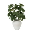 thumbnail image 1 of Better Homes & Gardens Artificial Fig Leaf in Tan Ceramic Vase, 13", 1 of 8