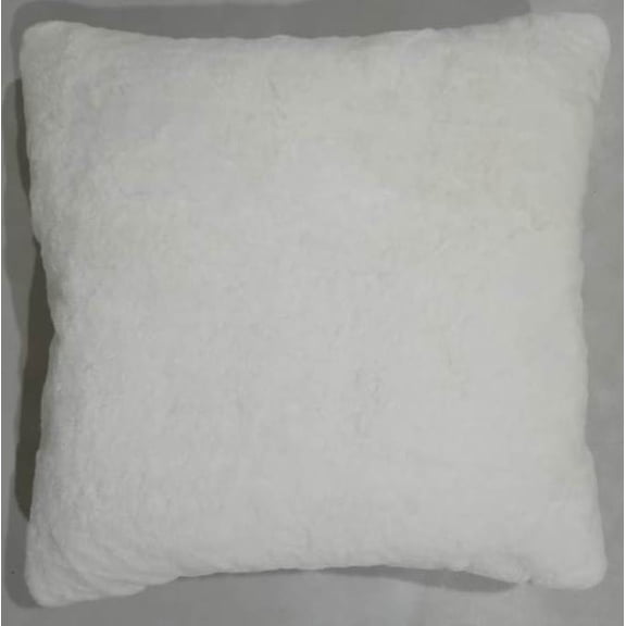 Luxurious Faux Rabbit Fur Decorative Throw Pillow for Cozy Home Decor